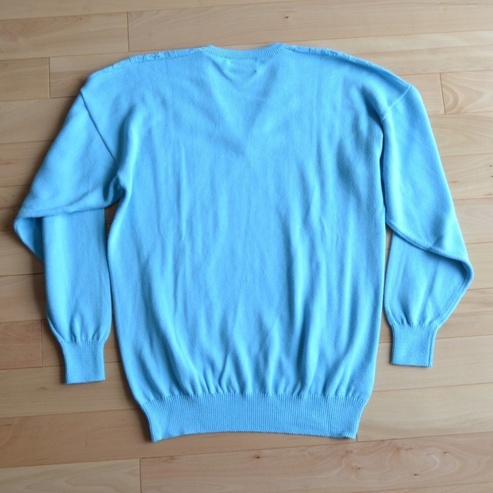 Nwt Vintage Titleist V Neck Cable Knit Sweater — image 5 of 5